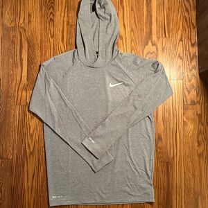 Nike Dri-fit gray UPF 40+ hoodie